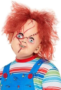 Smiffys 50264 Officially Licensed Chucky Latex Mask, Men, Brown - Picture 1 of 1