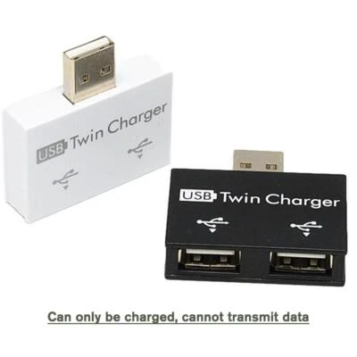 1 to 2 Port USB 2.0 Male USB Dual Splitter Hub Cord Adapter Converter♮ - Image 1 of 4
