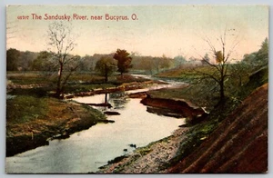 Postcard The Sandusky River near Bucyrus Ohio *5176 - Picture 1 of 2
