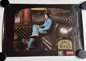 Levi's Blues Jeans Poster Vintage Ad County Seat Stores - Train Car - Picture 1 of 12