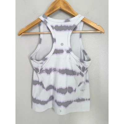 Regata Feminina Lululemon Align Cintura Comprimento Racerback 4 Transversa Lilás Multi - Imagem 1 de 4