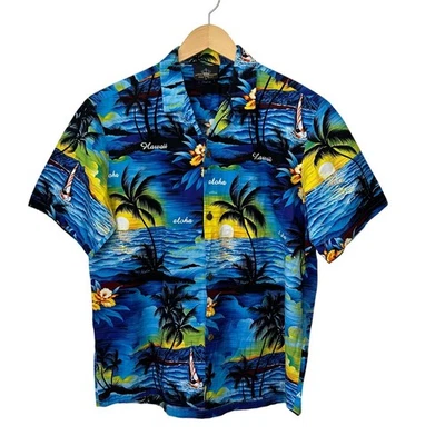 Camisa de campamento hawaiana vintage Royal Creations para hombre grande isla hawaiana tropical Foto 1 de 4