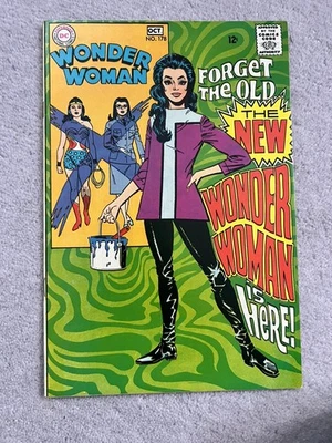 WONDER WOMAN #178 - 1ST APPEARANCE NEW WONDER WOMAN LOOK -HIGH GRADE  DC 1968 - Image 1 of 4