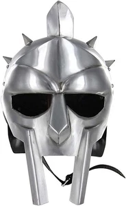Medieval Warrior Real 18G Handmade Helmet of The Spaniard Maximus Gladiator - Picture 1 of 3