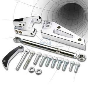Soportes de soporte alternador SWP bomba de agua corta para bloque pequeño SBC Chevy - Imagen 1 de 4