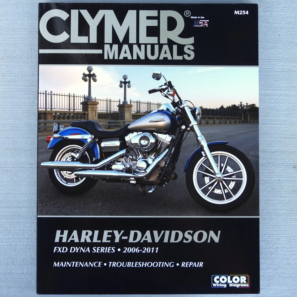 Harley-Davidson Dyna Super Street Wide Glide Clymer 2006-2011 FXD manual de reparación Foto 1 de 4