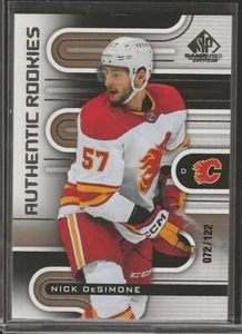 2022-23 SP Game Used #214 Nick DeSimone (RC) -Authentic Rookies Gold 072/122 - Picture 1 of 2
