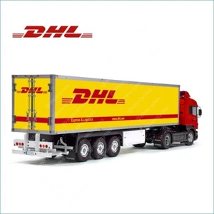 56319 Tamiya 1/14 14th Reefer Trailer DHL Post Side Decals RC Scania Laminated - Picture 1 of 3