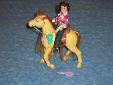 Mattel Friendship Ponies Western Prize Horse Lady w/ Doll