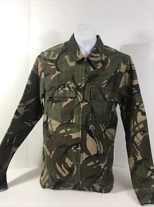 Wallace & Barnes Camo Camouflage Workshirt Khaki Oliv Stretch Duck Canvas XS - Bild 1 von 7