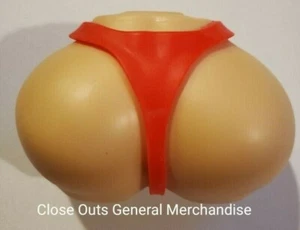 Butt Stress Ball with Thong Bikini RED 3X4inch Liquid Filled - Picture 1 of 3