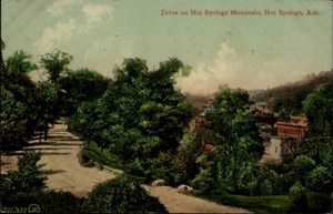 Hot Springs,AR Drive Hot Springs Mountain Garland County Arkansas Postcard - Picture 1 of 2