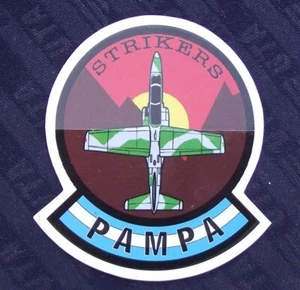Vintage FMA Dornier IA-63 Pampa Strikers Jet Fighter Argentina Sticker Decal - Picture 1 of 2