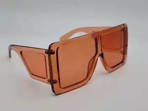 Popular Fashion Big Rectangle Women Luxury Sunglasses Vintage Shades UV400 - Picture 1 of 9