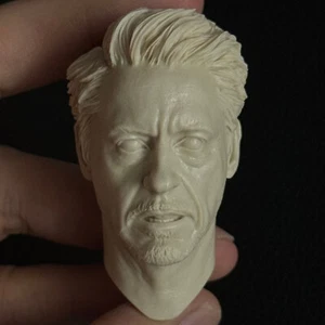 1:6 Man Tony Head Sculpt Carved For 12" Male Action Figure Body Toys - Picture 1 of 3