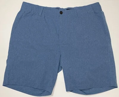 Pantalones Cortos Chinos Under Armour Para Hombres 40 Azul Claro Frente Plano 10” Entrepierna Usados en Excelente Condición Foto 1 de 3