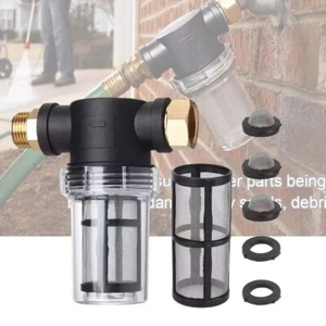 Garden Hose Inlet Filter Inline Water Pressure Washer Washing Sediment USA Stock - Picture 1 of 12