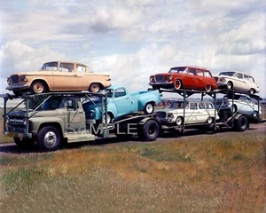 1959 STUDEBAKER ALLODOLE essere TRASPORTATE da CARRIERE 8,5X11 foto - Foto 1 di 1