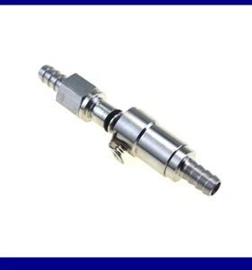 5/16" Gas Fuel In-Line Hose Metal Quick Release Disconnect Coupling - Foto 1 di 7