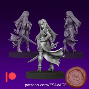 Shanoa Castlevania Anime Miniature Fantasy Miniature DnD Tabletop RPGs RolePlay - Picture 1 of 1