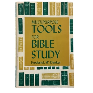 Multipurpose Tools For Bible Study by Frederick W Danker - Paperback - Foto 1 di 9