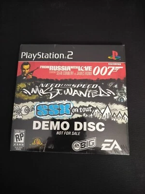 PS2  Demo Disc ****BRAND NEW***** RARE!!! NFS, 007, SSX - Image 1 of 2