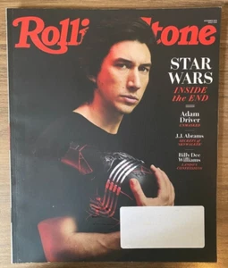 Rolling Stone Dec 2019-Adam Driver Cover/Star Wars Inside the end - Picture 1 of 2