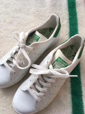 Deadstock 80's Adidas Stan Smith AF1028 White Sneaker Women's Shoe sz6 USA MADE - Image 1 of 4