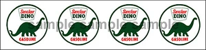 1,25 ZOLL SINCLAIR DINO BENZINSTATION TANKER RUNDER ABZIEHBILD AUFKLEBER 4 ABZIEHBILDER - Bild 1 von 1