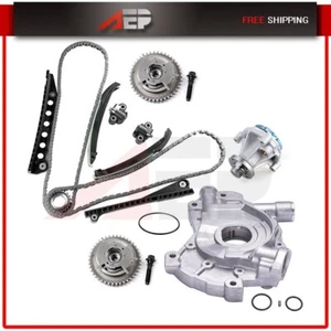 Timing Chain Cam Phasers Water Oil Pump Kit For 05-08 Ford F-350 Super Duty 5.4L - Picture 1 of 8