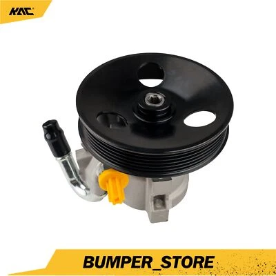 Power Steering Pump w/ Pulley For Chevy Aveo Pontiac G3 Wave 07-18 96801443 - Image 1 of 4
