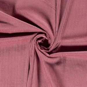 Material de tela de terciopelo de pana jumbo de lujo - ROSA ANTIGUA - Imagen 1 de 3