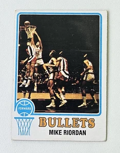 MIKE RIORDAN VINTAGE 1973-74 Topps Basketball Card # 35 - Baltimore Bullets - Picture 1 of 2