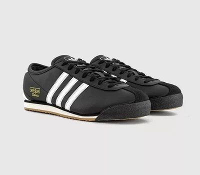 Scarpe da ginnastica Adidas Italia anni 70 nero bianco UK 11 - Immagine 1 di 4