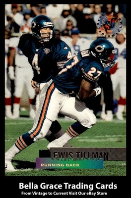 1995 Stadium Club Lewis Tillman #273 Chicago Bears NFL Football - Image 1 of 2