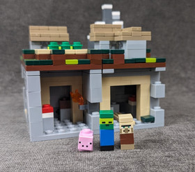 LEGO Minecraft: The Village (21105) used, Complete, no box/manual, Retired