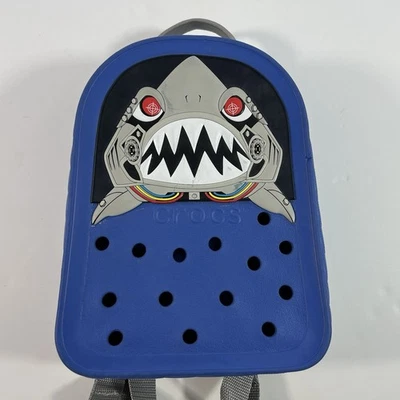 Crocs Shark Blue Mini Backpack - Image 1 of 4