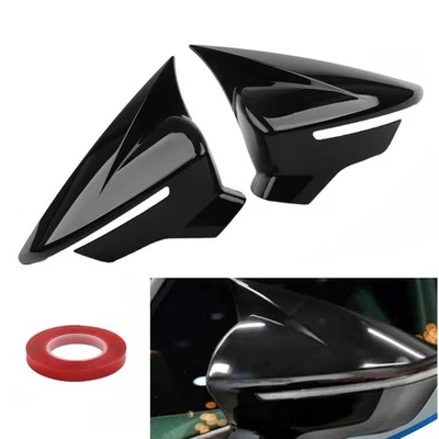 Fundas de espejos laterales negras brillantes para SEAT para Ibiza Mk5 y Arona Upgrade Foto 1 de 4
