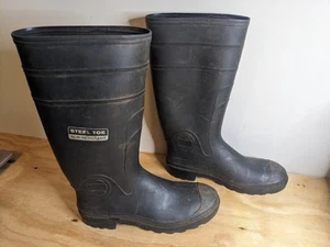 Botas de goma antideslizantes con puntera de acero Genfoot para hombre talla 12 - Imagen 1 de 10