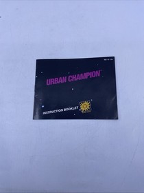 Urban Champion Nintendo NES Instruction Manual Booklet ONLY