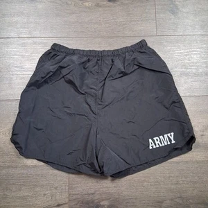 US Army PT Physical Training Shorts Trunks Size Large Black - Picture 1 of 3