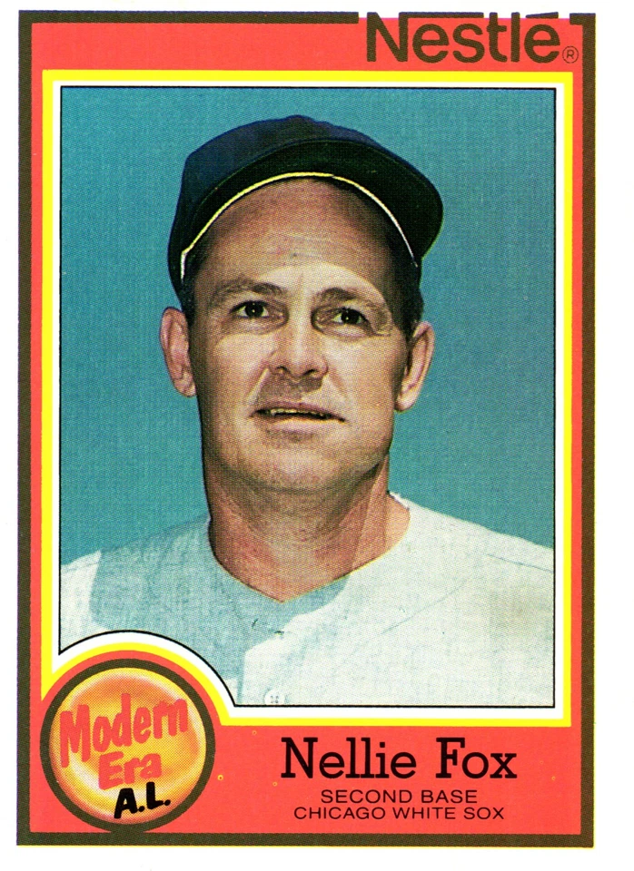 1987 Topps Nestle All Time Dream Team #13 Nellie Fox - Image 1 of 2