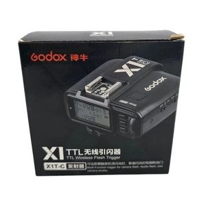 Godox X1T-C 2.4Ghz TTL Wireless Flash Trigger For Canon Camera Speedlite - Picture 1 of 9