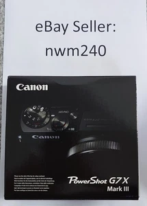 Canon PowerShot G7 X Mark III Digital Compact Camera - NEW - FROM CANON UK - Picture 1 of 4