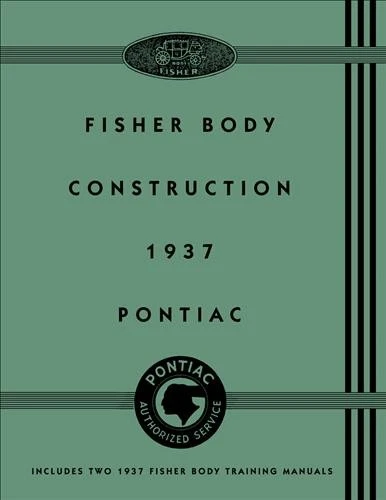 Pontiac Fisher 1937 solo manual de taller de carrocería 3 libros en 1 servicio de reparación  Foto 1 de 4