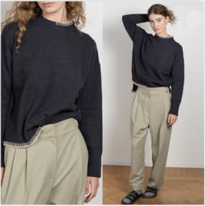 REJINA PYO - NEW $455 "EUNAH" TROUSERS/PANTS (SLOUCHY-SLASH-SEXY!!!) UK12/US8 - Picture 1 of 18