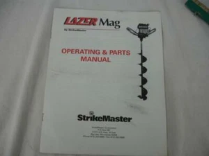 StrikeMaster Strike Master Lazer Mag Gas Auger Manual TC200 TC300 Tecumseh - Picture 1 of 1