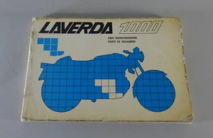 Betriebsanleitung + Teilekatalog Laverda 1000 Stand ca. 1978 | Italienisch - Bild 1 von 6
