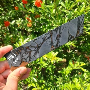 200mm NATURAL MULTI BLUE OBSIDIAN PREFORMS SLAB FOR KNAPPING KNIFE ARROWHEAD - Picture 1 of 1