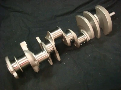 CHEVY SBC 350 3.480" STROKE 4340 FORGED STEEL CRANKSHAFT Ultra LW 2-PC SEAL - Image 1 of 2